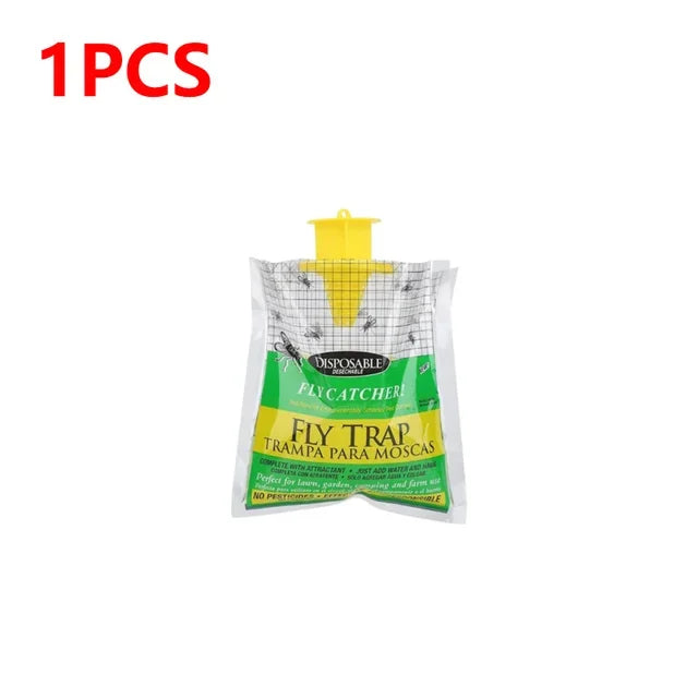 Catcher Bag Hanging Flies Flytrap Fly Traps Pack Water-Soluble Disposable Non-Toxic Harmless for Household Garden Supplies