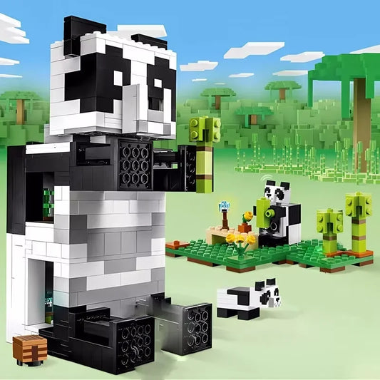 The Panda Haven World Paradise Building Blocks Bricks with Figure Bricks Decoration Toy Children Puzzle Assembly for Kids Gifts